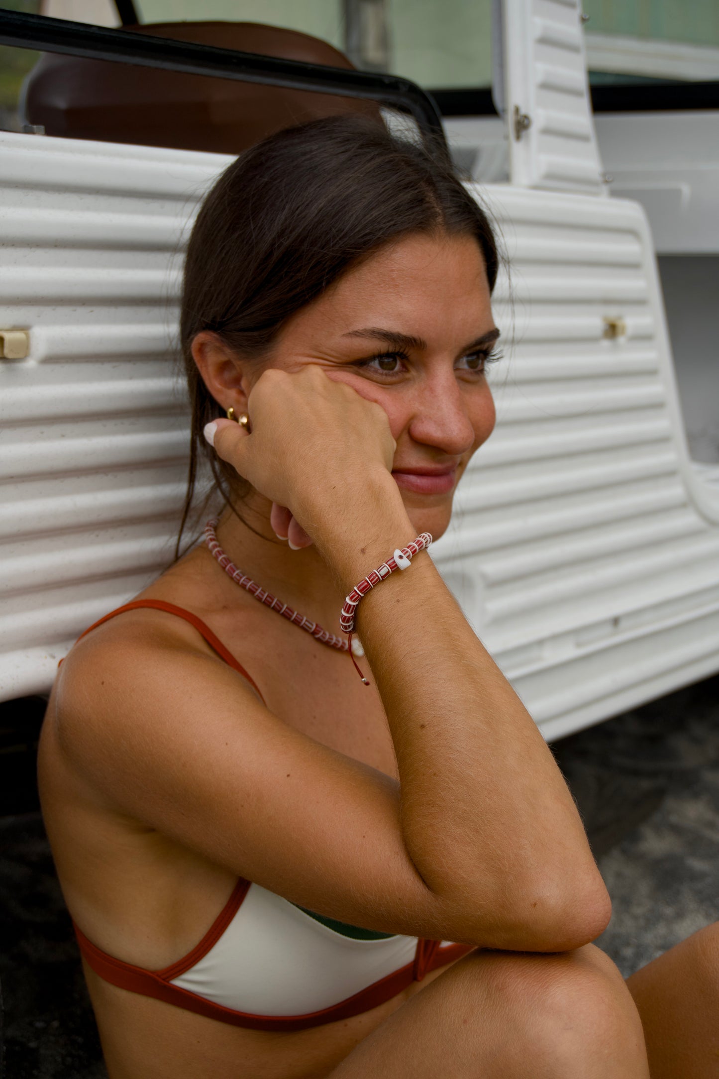 Bracelet Totem « Rouge Piment »