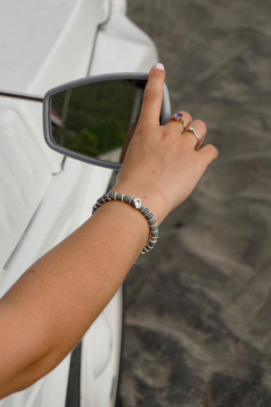 Bracelet Totem « Gris Hurricane »