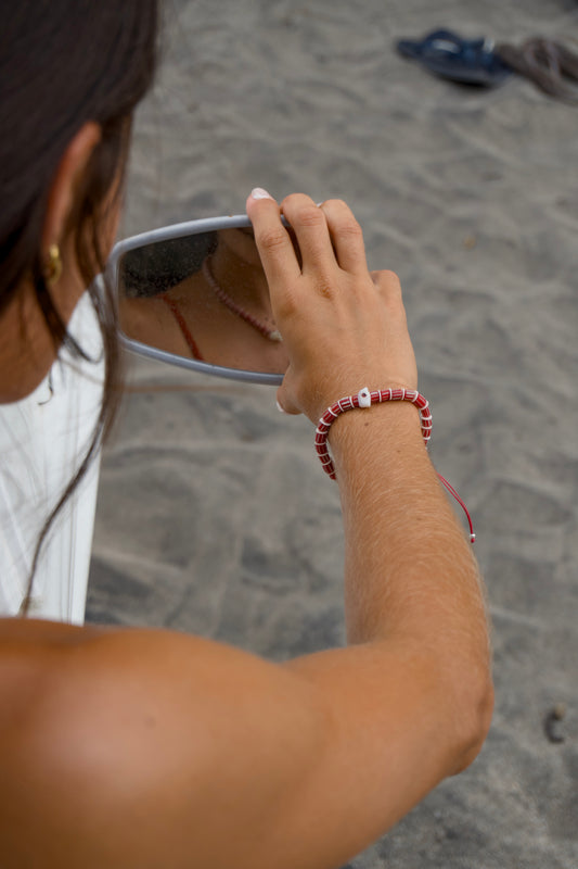Bracelet Totem « Rouge Piment »