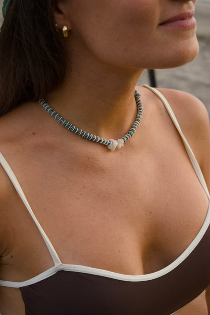 Collier Totem « Vert Zion »