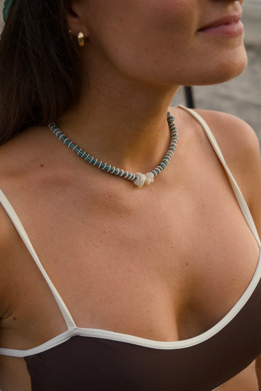 Collier Totem « Vert Zion »