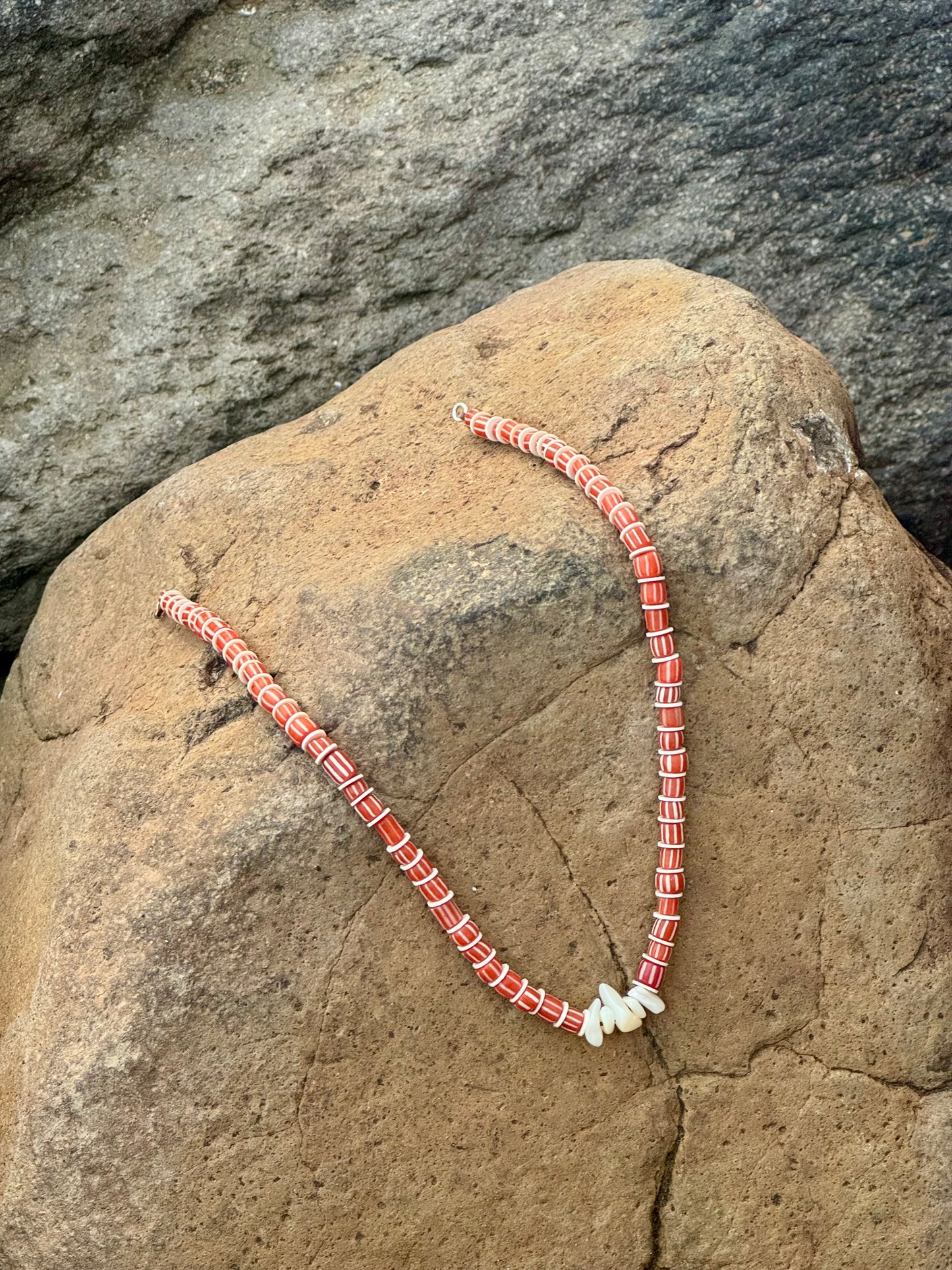 Collier Totem « Orange Sunburn »