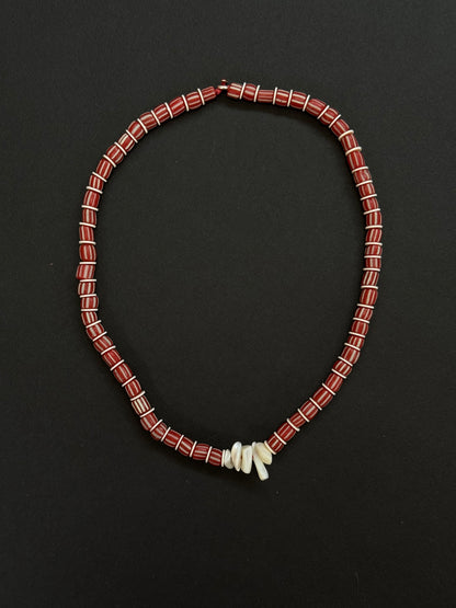 Collier Totem « Rouge Piment »