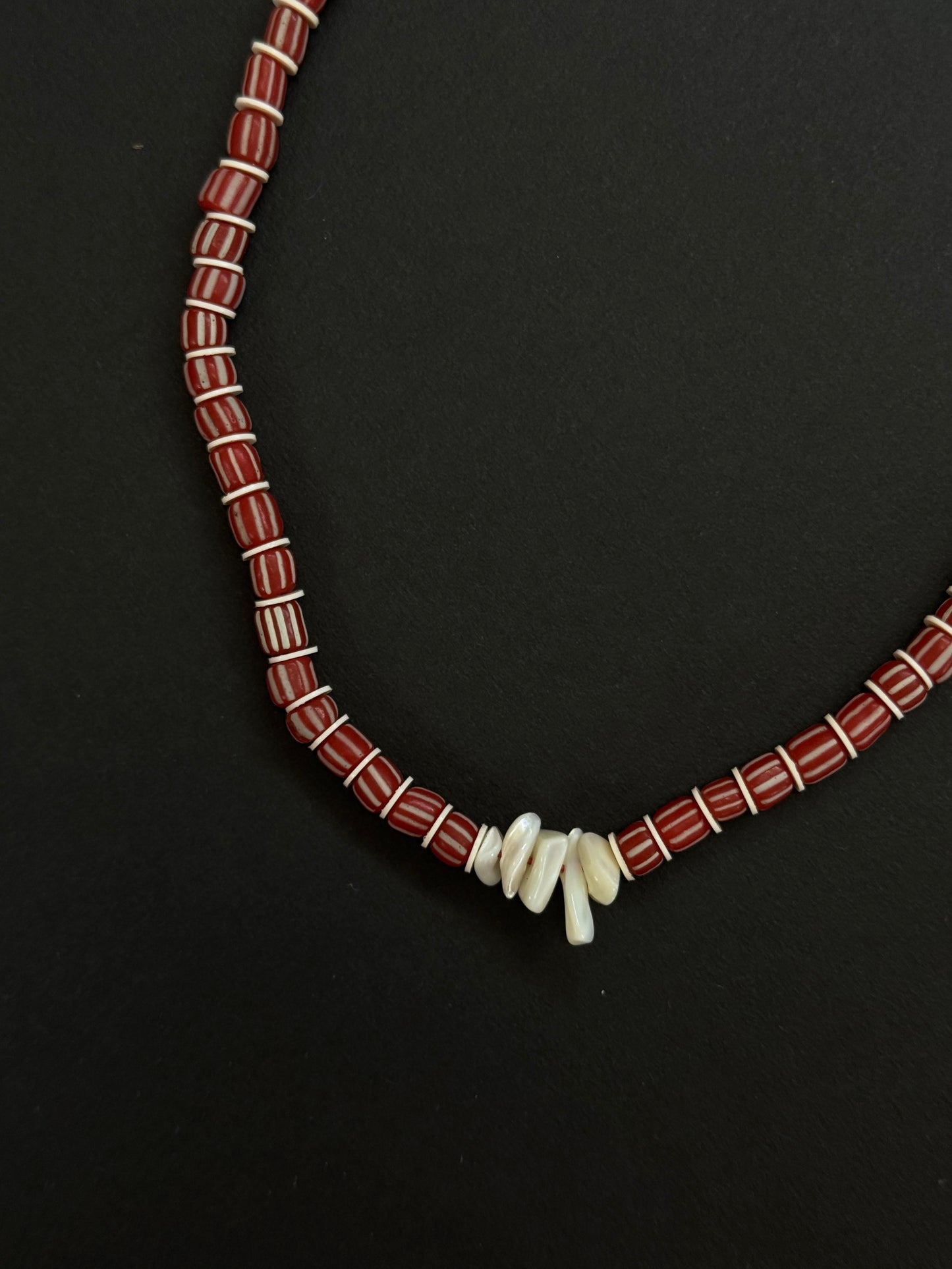 Collier Totem « Rouge Piment »
