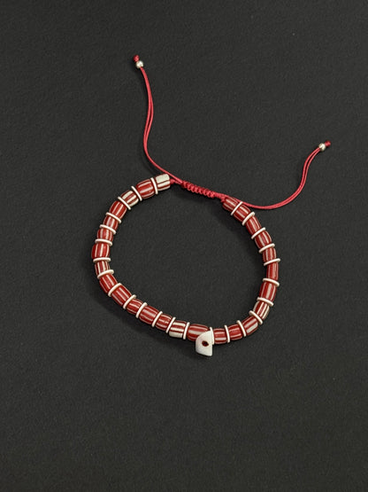 Bracelet Totem « Rouge Piment »